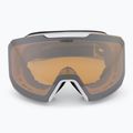 Slidinėjimo akiniai UVEX Evidnt Attract + case white matt/mirror silver yellow clear 3