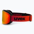 Slidinėjimo akiniai UVEX Evidnt Attract + case black matt/mirror red orange clear 5