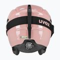 Vaikiškas slidinėjimo šalmas UVEX Viti Set + akiniai Speedy Pro pink penguin/lasergold lite 3