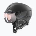 Slidinėjimo šalmas UVEX Wanted Visor Pro V black matte
