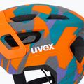 Vaikiškas dviratininko šalmas UVEX React Jr papaya camo matt 7