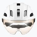 Dviratininko šalmas UVEX Stride Visor white matt/litemirror silver 2