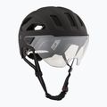 Dviračio šalmas UVEX Stride Visor black matt/litemirror silver