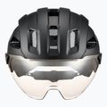 Dviratininko šalmas UVEX Stride Visor black matt/litemirror silver 2