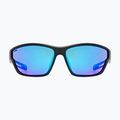Akiniai nuo saulės UVEX Sportstyle 806 black matt/mirror blue 2