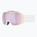 Slidinėjimo akiniai UVEX Victorious FM S1 white matt/mirror rose