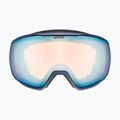 Slidinėjimo akiniai UVEX Victorious FM dust blue matt/mirror sapphire 6