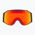 Slidinėjimo akiniai UVEX Gravity FM black matt/mirror red/orange/clear 2