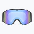 Slidinėjimo akiniai UVEX Gravity FM S2 black matt/mirror blue 2