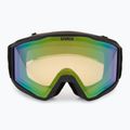 Slidinėjimo akiniai Uvex Blast V black matt/vario green mirror 2