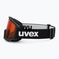 Slidinėjimo akiniai UVEX Athletic LGL black matt/orange/clear 4