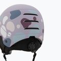 Vaikiškas slidinėjimo šalmas UVEX Rocket Visor Jr cool lavender abstract matt/mirror silver/laser gold 8
