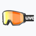Slidinėjimo akiniai UVEX Athletic CV black/mirror red