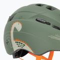 Vaikiškas dviratininko šalmas UVEX Kid 2 CC sage green dino matt 7