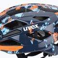 Vaikiškas dviratininko šalmas UVEX Air Wing 2 papaya/bubble blue 7