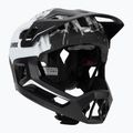 Vaikiškas dviratininko šalmas UVEX React Fullface Jr black/white matt