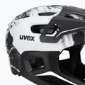 Vaikiškas dviratininko šalmas UVEX React Fullface Jr black/white matt 7