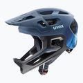 Vaikiškas dviratininko šalmas UVEX React Fullface Jr dusk blue matt