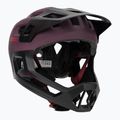 Vaikiškas dviratininko šalmas UVEX React Fullface Jr cranberry matt
