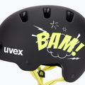 Vaikiškas šalmas UVEX Kid 4 Style bam black/lime matt 7