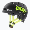 Vaikiškas šalmas UVEX Kid 4 Style bam black/lime matt