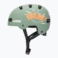 Vaikiškas šalmas UVEX Kid 4 Style bam moss green/papaya matt 3