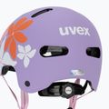Vaikiškas šalmas UVEX Kid 4 Style flower lilac matte 8