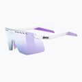 Saulės akiniai UVEX Pace Stage Small clear/mirror pink