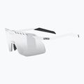Saulės akiniai UVEX Pace Stage Small white matt/mirror silver