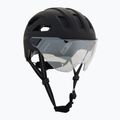 Dviračio šalmas UVEX Stride Visor black matt/lite mirror silver