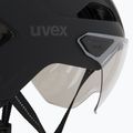Dviračio šalmas UVEX Stride Visor black matt/lite mirror silver 8