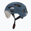 Dviračio šalmas UVEX Stride Visor stone blue matt/lite mirror silver 3