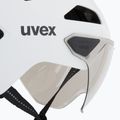 Dviračio šalmas UVEX Stride Visor white matt/lite mirror silver 8
