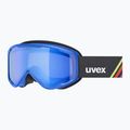 Vaikiški slidinėjimo akiniai UVEX Speedy Nova FM S2 blue matt/mirror blue