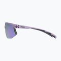 Akiniai nuo saulės UVEX Aerios Small purple matt/mirror purple 5