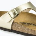 Šlepetės per pirštą BIRKENSTOCK Gizeh Birko-Flor Narrow gold 6
