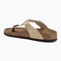 Šlepetės per pirštą BIRKENSTOCK Gizeh Birko-Flor Narrow gold 3