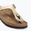 Šlepetės per pirštą BIRKENSTOCK Gizeh Birko-Flor Narrow gold 7