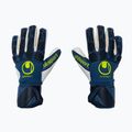 Vaikiškos vartininko pirštinės uhlsport Hyperact Supersoft HN mėlyna ir balta 101123601