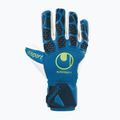 Uhlsport Hyperact Supersoft HN mėlynos ir baltos vartininko pirštinės 101123601 4