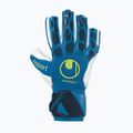 Uhlsport Hyperact Supersoft mėlynos ir baltos spalvos vartininko pirštinės 101123701 4
