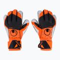 Uhlsport Soft Resist+ vartininko pirštinės oranžinės ir baltos spalvos 101127501