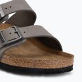 Šlepetės BIRKENSTOCK Arizona Soft Footbed Oiled Leather Regular iron 7