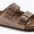 Šlepetės BIRKENSTOCK Arizona SFB LEOI Narrow tabacco brown 10