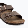 Vaikiškos basutės BIRKENSTOCK New York Birkibuc Narrow mocha 7
