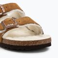 Šlepetės BIRKENSTOCK Arizona Shearling SL Narrow mink 7