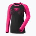Moteriški termoaktyvūs marškinėliai ilgomis rankovėmis DYNAFIT Speed Dryarn pink glo 4