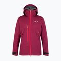 Salewa moteriška striukė nuo lietaus Sella Responsive maroon 00-0000027879 7