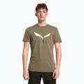 Vyriški Salewa Solidlogo Dry chaki spalvos trekingo marškinėliai 00-0000027018