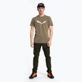 Vyriški Salewa Solidlogo Dry chaki spalvos trekingo marškinėliai 00-0000027018 2